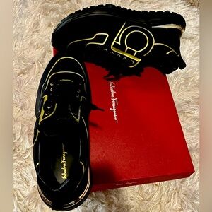 Salvatore Ferragamo Sneakers size 14. Barely used, wore it just once. Price $720